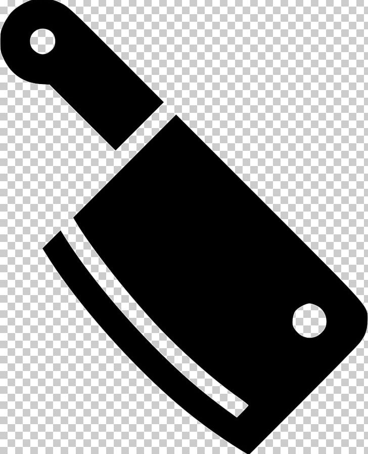 Butcher Knife Cleaver PNG, Clipart, Angle, Black And White, Butcher, Butcher Knife, Cdr Free PNG Download