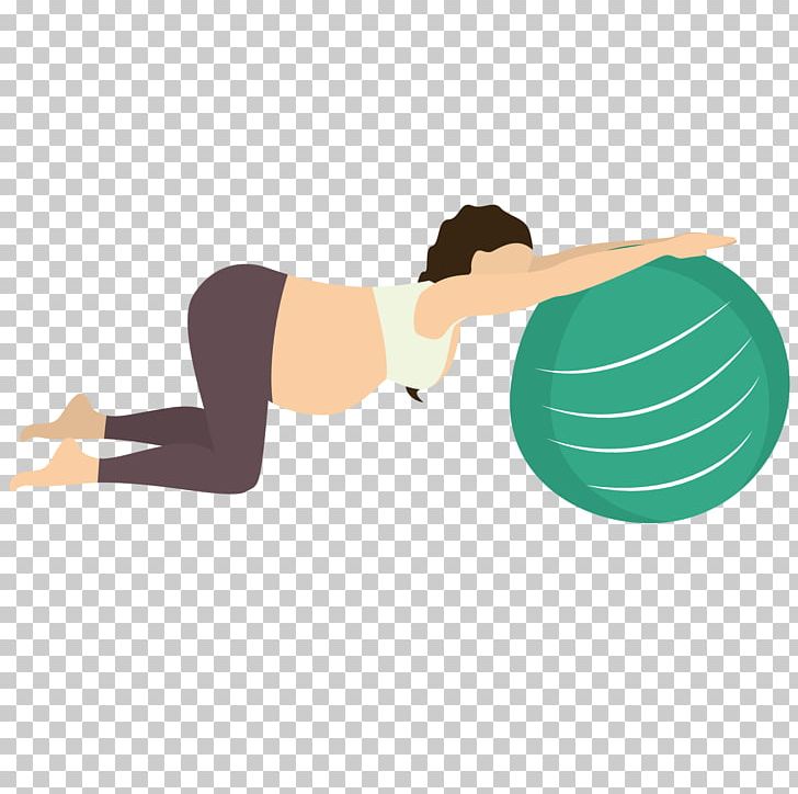 Physical Exercise Yoga Pregnancy Illustration PNG, Clipart, Arm, Ball, Cartoon, Hand, Holidays Free PNG Download