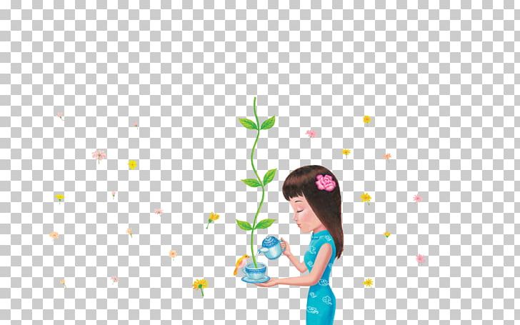 Bai Mudan White Tea Illustration Cartoon PNG, Clipart, Bai Mudan, Cartoon, Child, Computer, Computer Wallpaper Free PNG Download