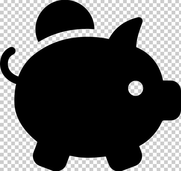 Computer Icons Saving Piggy Bank Money PNG, Clipart, Bank, Black, Black And White, Carnivoran, Cat Free PNG Download