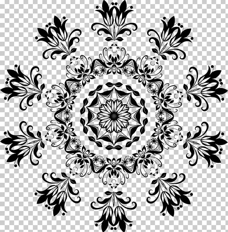 Floral Design Flower PNG, Clipart, Art, Black, Black And White, Circle, Cut Flowers Free PNG Download
