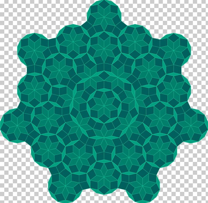 Penrose Tiling Tessellation Aperiodic Tiling Pentagonal Tiling Heptagonal Tiling PNG, Clipart, Aperiodic Tiling, Aqua, Geometry, Golden Ratio, Green Free PNG Download