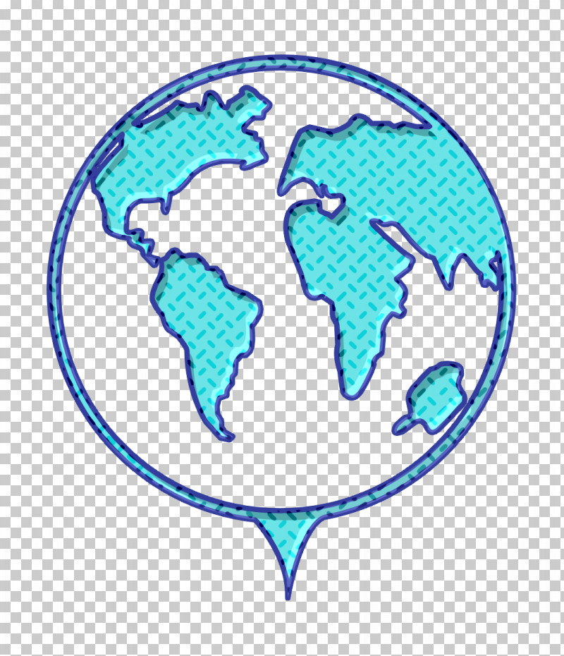 Globe Icon Maps And Flags Icon Earth Globe Pointer Icon PNG, Clipart, Aqua M, Biology, Chemical Symbol, Fish, Globe Icon Free PNG Download