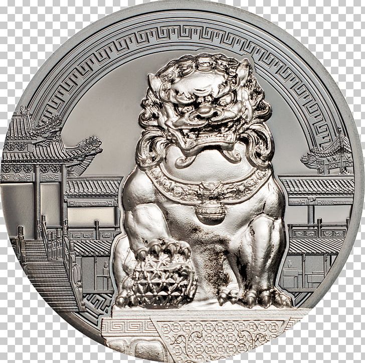 Chinese Guardian Lions Silver Coin PNG, Clipart, 10 Dollars, Animals, Apmex, Chinese, Chinese Guardian Lions Free PNG Download