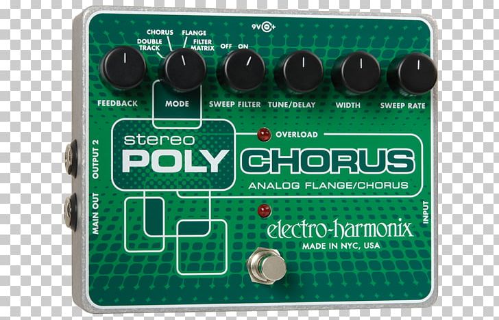 Chorus Effect Electro-Harmonix Effects Processors & Pedals Flanging Electric Guitar PNG, Clipart, Audio, Audio Equipment, Efect, Effects Processors Pedals, Electric Guitar Free PNG Download