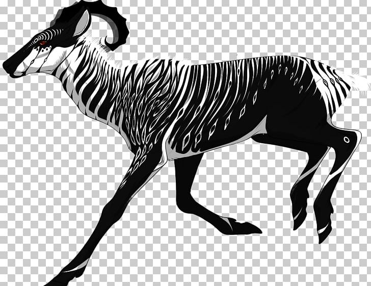 Mustang Quagga Mane Zebra Animal PNG, Clipart, Animal, Animal Figure, Black And White, Character, Fauna Free PNG Download