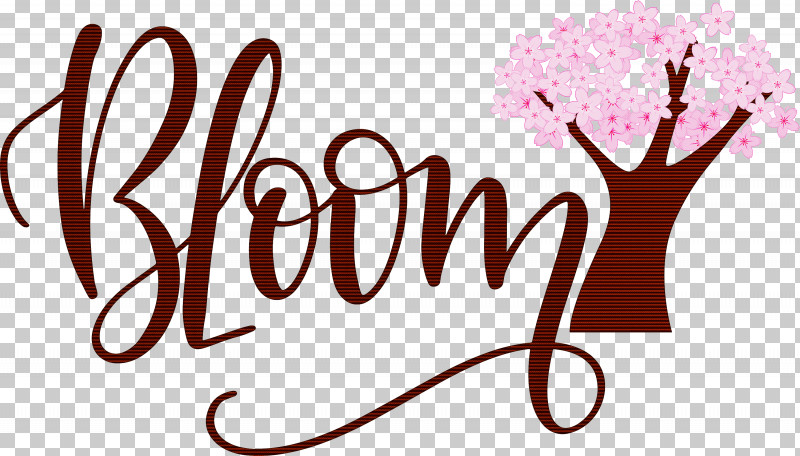 Bloom Spring PNG, Clipart, Baby Shower, Bloom, Calligraphy, Infant, Logo Free PNG Download