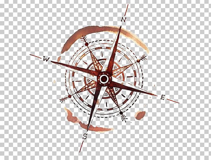Compass Rose Tattoo Ink Wind Rose PNG, Clipart, Angle, Body Modification, Clock, Compass, Compass Rose Free PNG Download