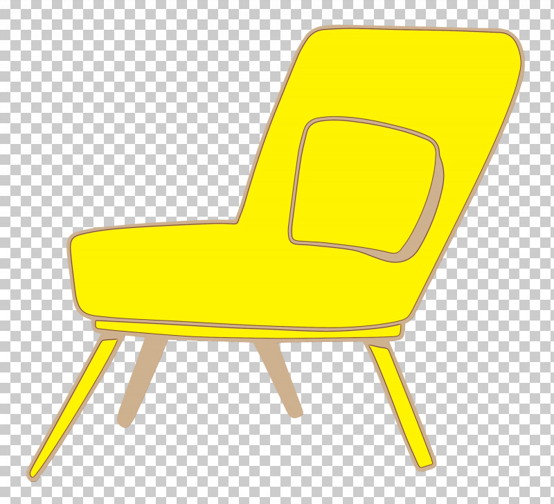Chair Garden Furniture Cartoon Furniture Yellow PNG, Clipart, Cartoon, Chair, Furniture, Garden Furniture, Geometry Free PNG Download