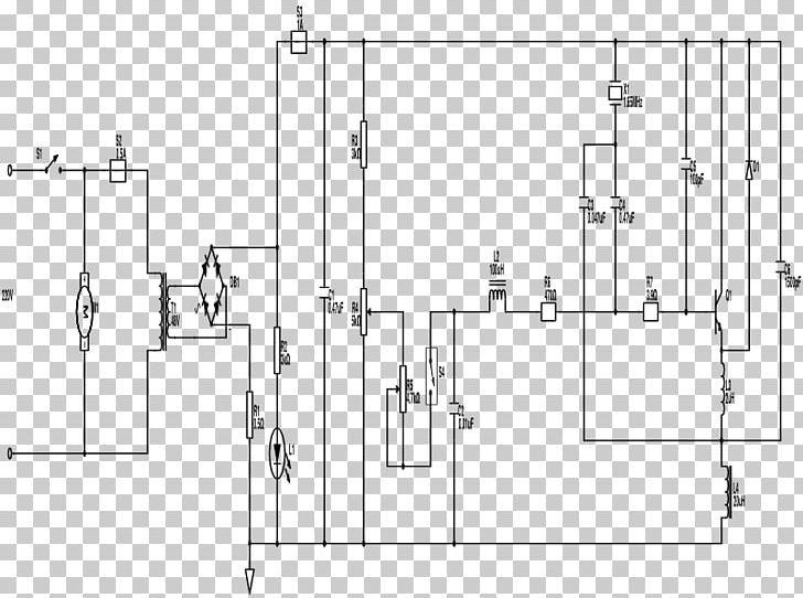 Drawing Electronic Circuit Diagram PNG, Clipart, Angle, Art, Atomization, Black And White, Circuit Component Free PNG Download