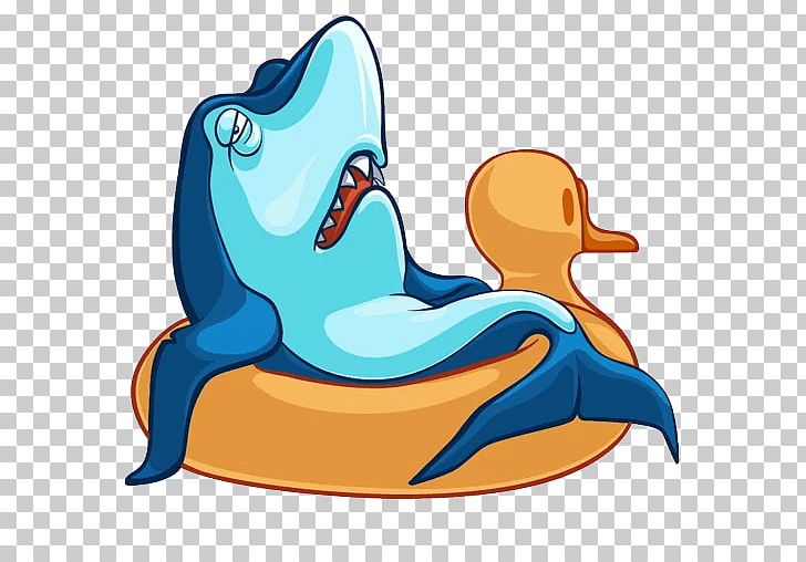 Duck Telegram Sticker Shark PNG, Clipart, Animals, Beak, Bird, Duck, Ducks Geese And Swans Free PNG Download