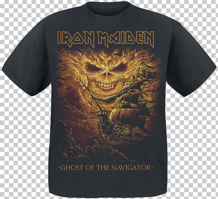 T-shirt Iron Maiden Ghost Of The Navigator Heavy Metal Musical Ensemble PNG, Clipart,  Free PNG Download