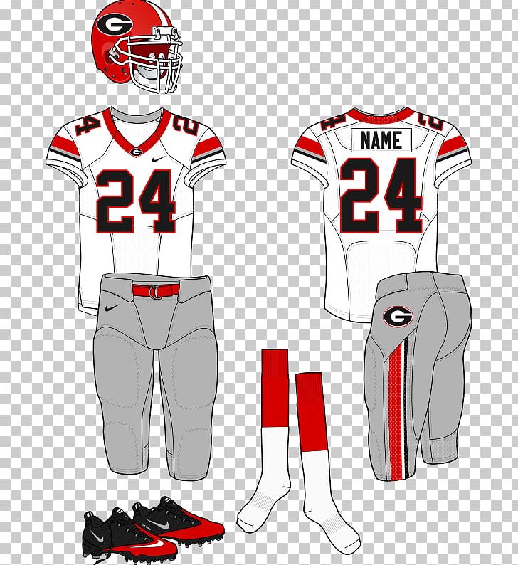 Jersey Georgia Bulldogs Football T-shirt University Of Georgia Cleveland Browns PNG, Clipart, American Football Helmets, Cheerleading Uniform, Jersey, Pants, Protective Gear In Sports Free PNG Download