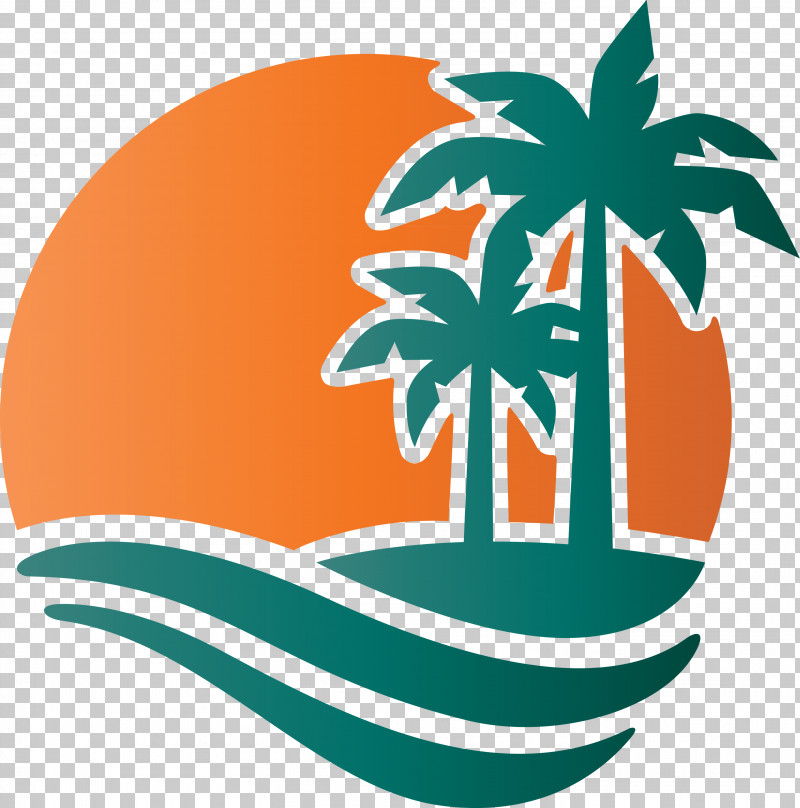 Palm Tree Beach Tropical PNG, Clipart, Beach, Cricut, Logo, Nuloom, Palm Tree Free PNG Download