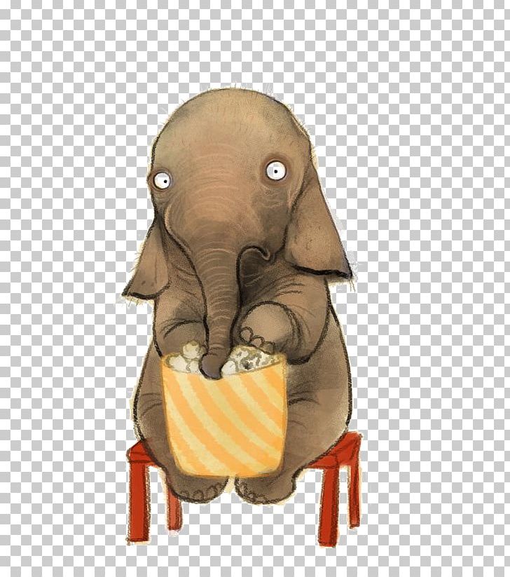 Popcorn Elephant Drawing Illustration PNG, Clipart, African Elephant, Animal, Animals, Art, Baby Elephant Free PNG Download