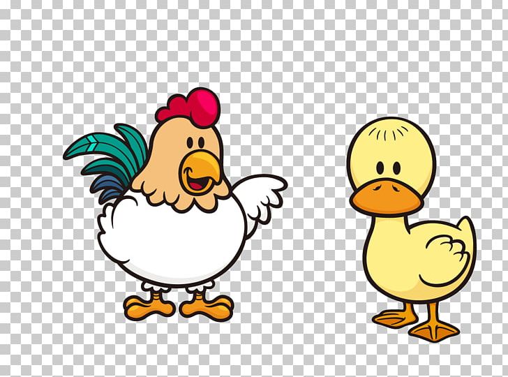 Chicken Cartoon Illustration PNG, Clipart, Animal, Animals, Area, Beak, Bird Free PNG Download