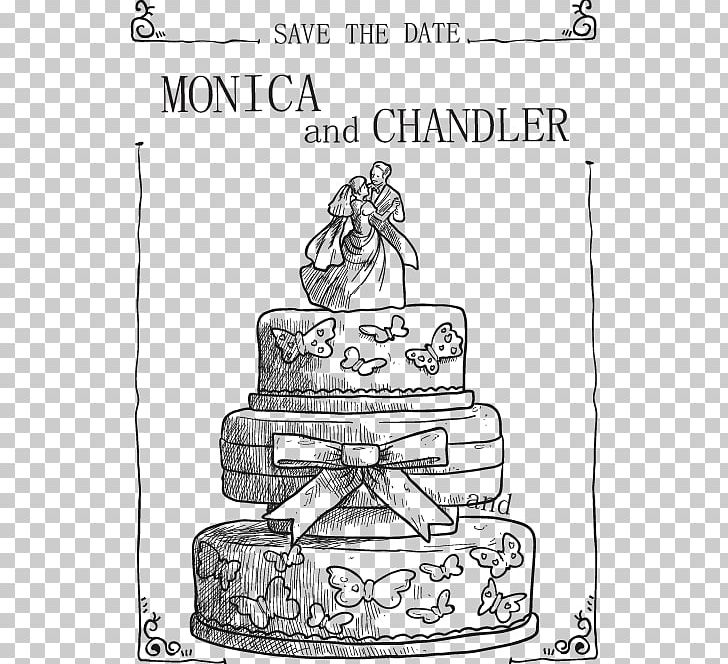 Wedding Cake Birthday Cake Drawing PNG, Clipart, Bow, Bread, Bride, Cake, Cake Decorating Free PNG Download