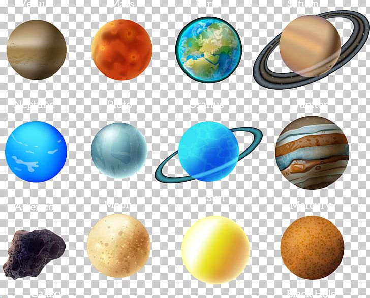 Mercury planet solar system space vector illustration eps 10 • wall  stickers gravitation, interstellar, satellite | myloview.com