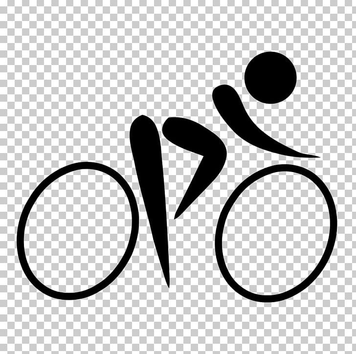 Cycling Bicycle Pictogram Olympic Games PNG, Clipart, Area, Bicycle, Bicycle Racing, Black, Black And White Free PNG Download