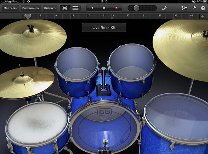 IPad 2 IPad Mini 2 IPod Touch GarageBand PNG, Clipart, Apple, Bass Drum, Computer, Computer Software, Cymbal Free PNG Download