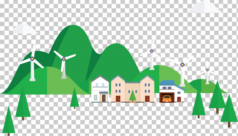 Eco Town PNG, Clipart, Cartoon, Diagram, Eco, Geometry, Line Free PNG Download