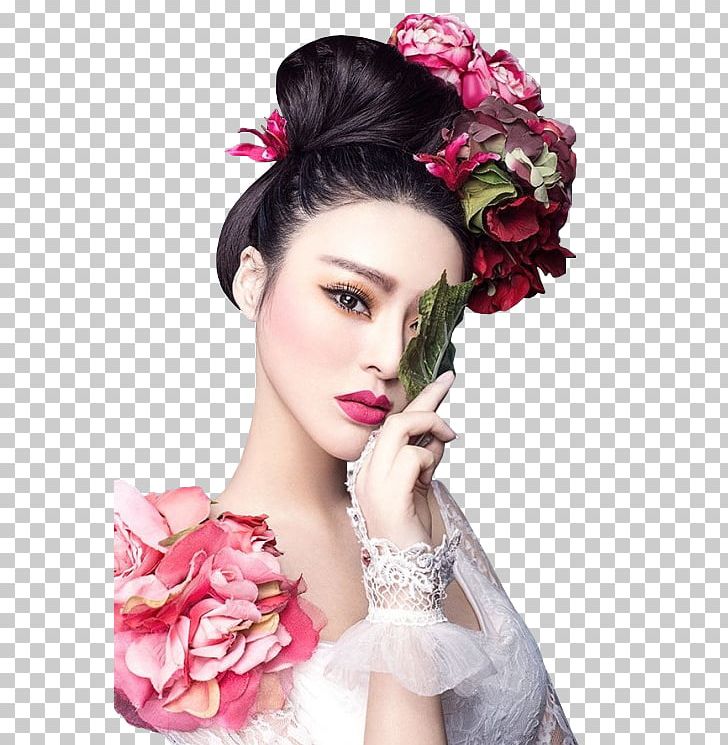 Portrait Photography Fashion Photography PNG, Clipart, Black Hair, Brown Hair, Fashion Model, Flower, Flower Arranging Free PNG Download