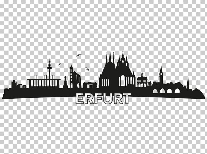Skyline Erfurt Wall Decal Text Edelstaal PNG, Clipart, Artistic Inspiration, Black And White, Bracelet, Brand, Canvas Free PNG Download