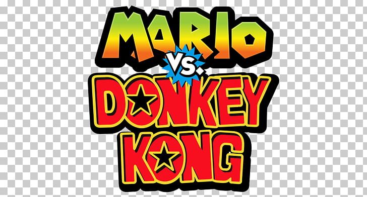 Mario Vs. Donkey Kong Logo Yellow Game Boy Advance Brand PNG, Clipart, Area, Brand, Character, Donkey Kong, Fiction Free PNG Download