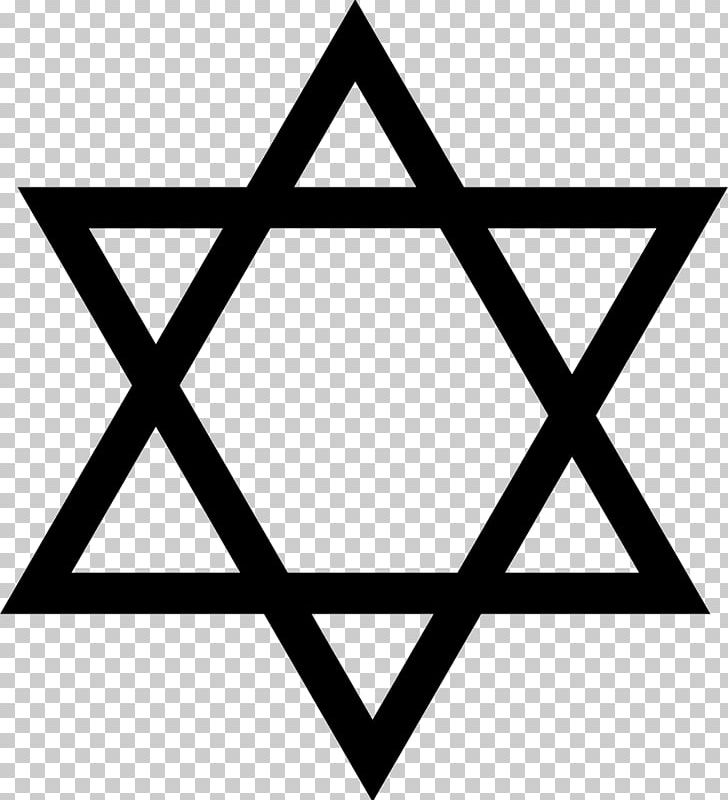 Star Of David Judaism Religion PNG, Clipart, Angle, Area, Black, Black And White, Brand Free PNG Download