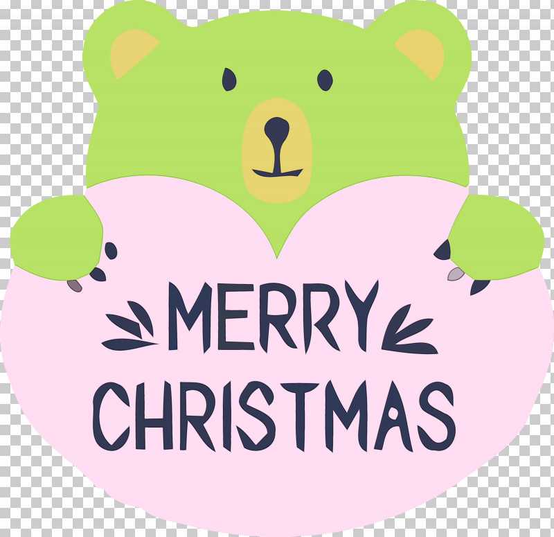 Teddy Bear PNG, Clipart, Bear, Green, Logo, Merry Christmas, Paint Free PNG Download