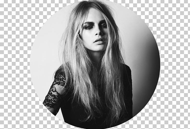 Cara Delevingne Chanel Model Black And White Fashion PNG, Clipart, Beauty, Black, Black And White, Black Hair, Blond Free PNG Download