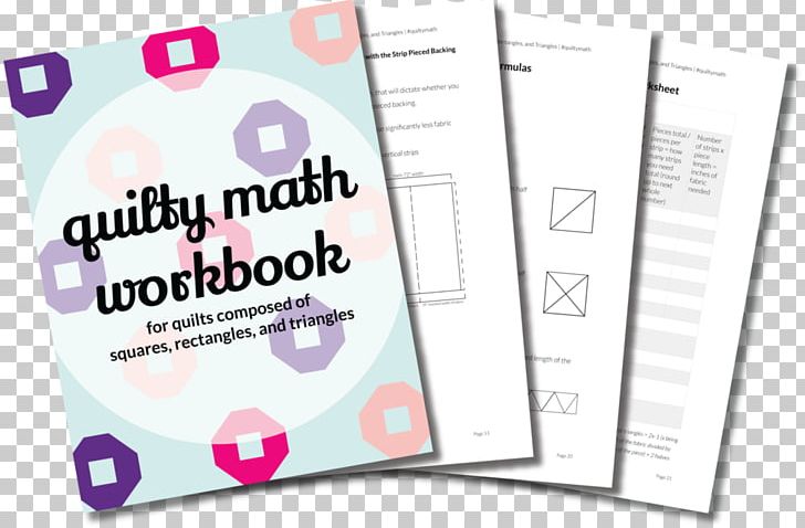 Paper Graphic Design Quilty Math Workbook: For Quilts Composed Of Squares PNG, Clipart, Book, Brand, Communication, Graphic Design, Line Free PNG Download
