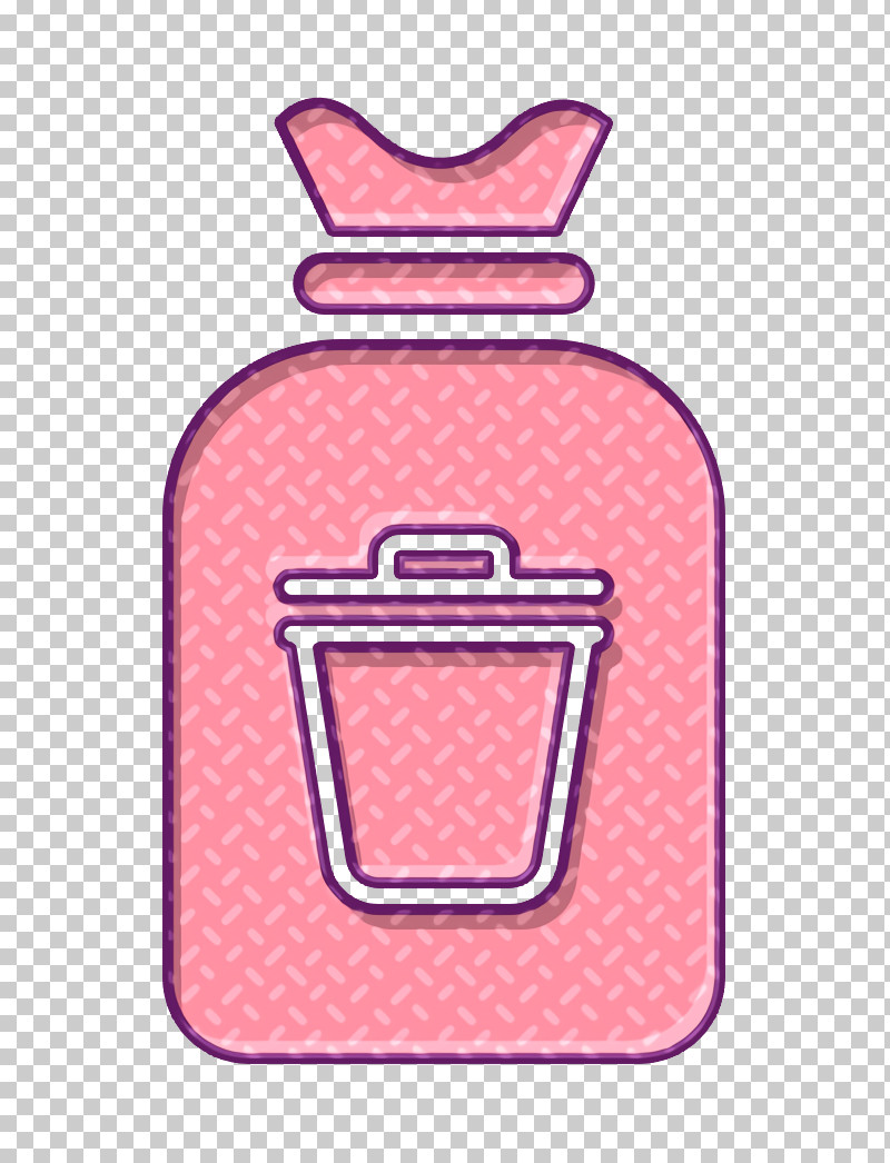 Cleaning Icon Rubbish Icon PNG, Clipart, Cleaning Icon, Peach, Pink, Rubbish Icon Free PNG Download