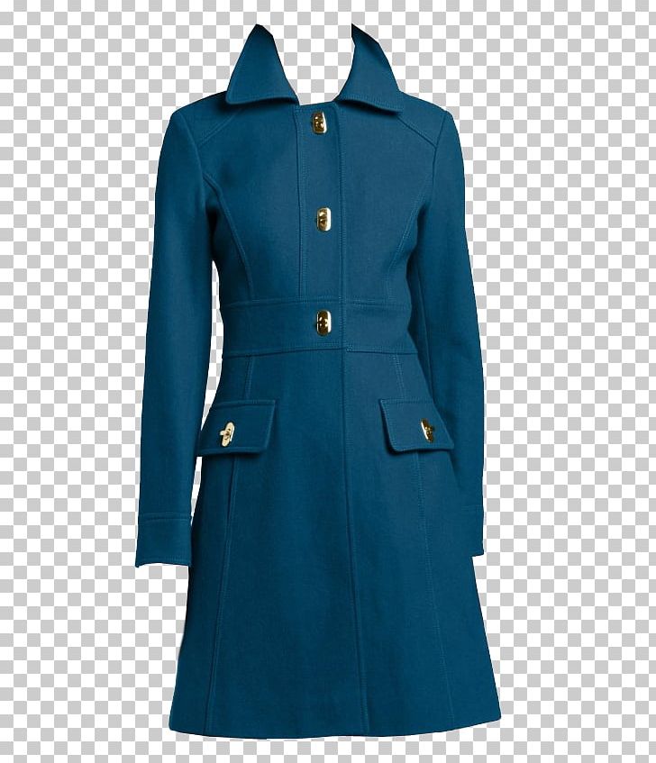 Trench Coat Cobalt Blue Overcoat PNG, Clipart, Aqua, Blue, Coat, Cobalt, Cobalt Blue Free PNG Download