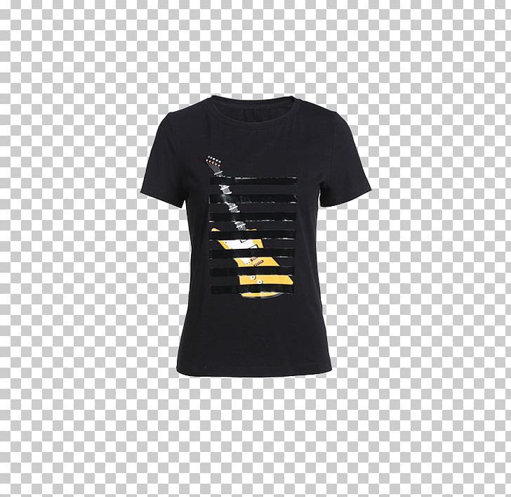 T-shirt Sleeve Top Gratis Black PNG, Clipart, Active Shirt, Background Black, Black, Black Background, Black Board Free PNG Download