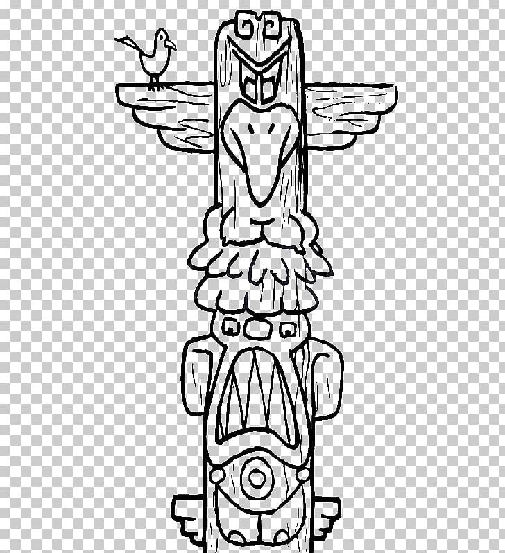 Totem Pole Drawing Pacific Northwest PNG, Clipart, Angle, Arm, Art, Child, Coloring Book Free PNG Download