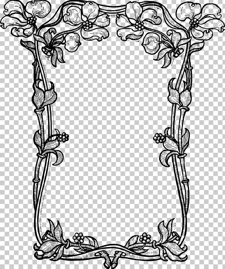 Frames Flower Black And White PNG, Clipart, Area, Black And White, Borders, Clip Art, Decorative Arts Free PNG Download
