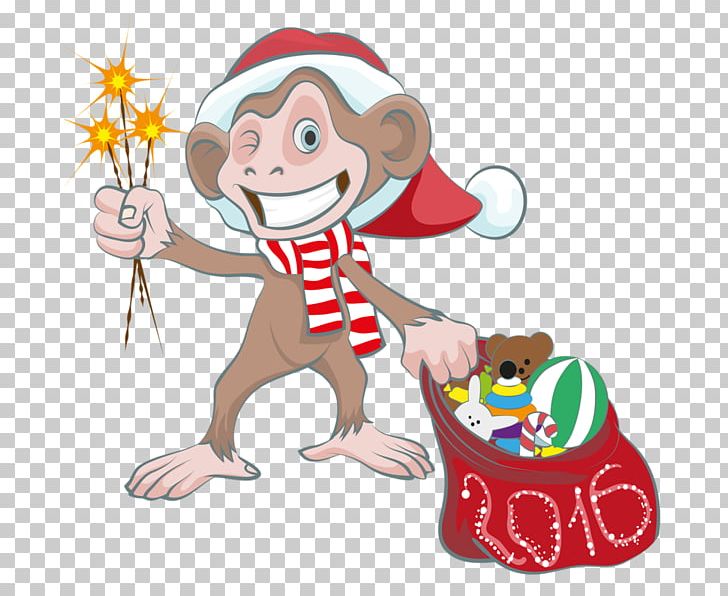 New Year Monkey Holiday 0 PNG, Clipart, 2016, 2017, Animals, Artwork, Chinese New Year Free PNG Download