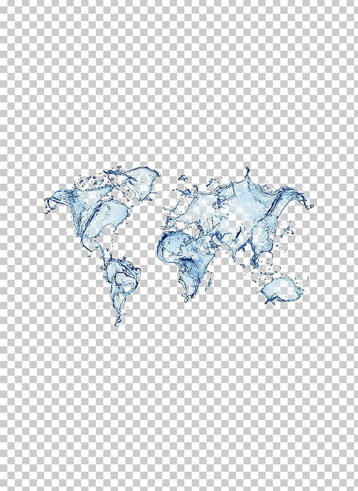 World Water Day Gerolsteiner Brunnen Drinking Water PNG, Clipart, Angle, Blue, Map, Mineral Water, Miscellaneous Free PNG Download