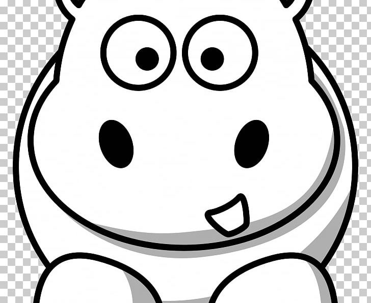 Hippopotamus Drawing Coloring Book PNG, Clipart, Black And White, Cartoon, Circle, Coloring Book, Cuteness Free PNG Download