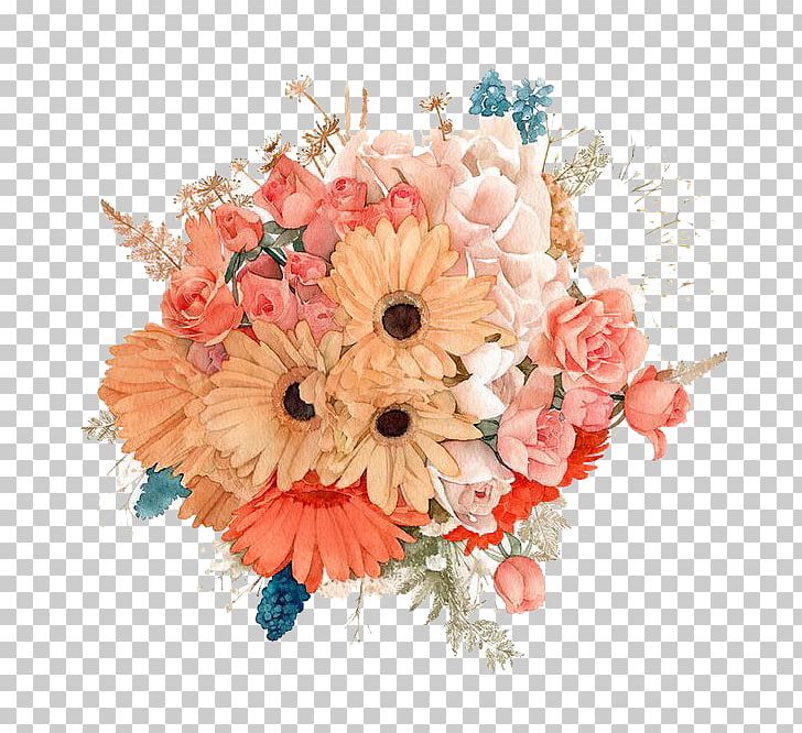 Watercolor Painting Flower Creative Work Illustration PNG, Clipart, Artificial Flower, Cartoon, Color, Cut Flowers, Decoration Free PNG Download