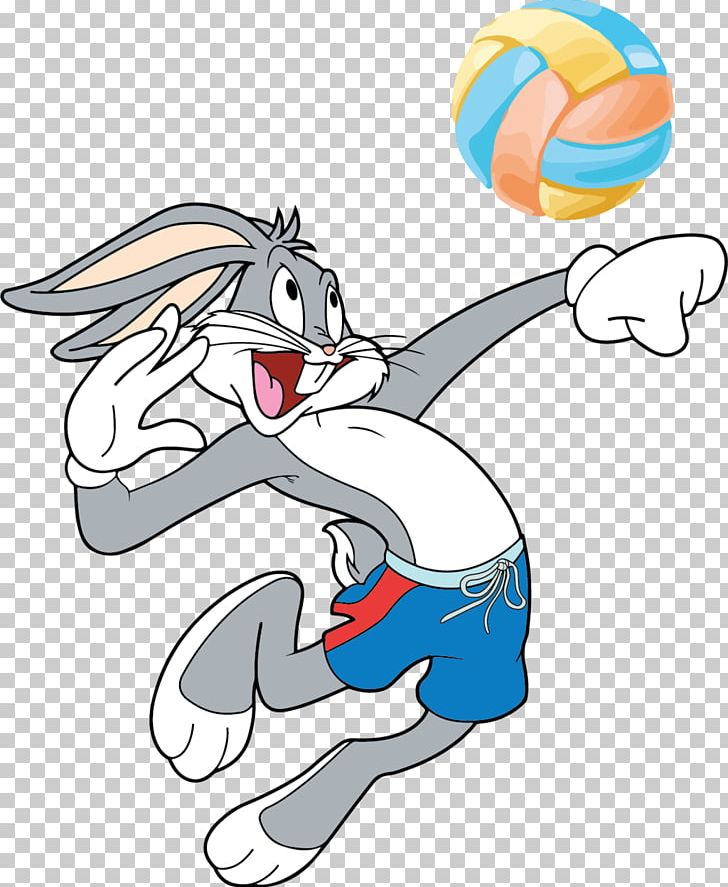 Bugs Bunny Daffy Duck Elmer Fudd Volleyball Easter PNG, Clipart, Animal Figure, Animated Cartoon, Area, Art, Artwork Free PNG Download