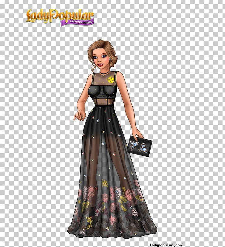Lady Popular Gown Fashion Dress Pin PNG, Clipart, Clothing, Costume, Costume Design, Doll, Dress Free PNG Download
