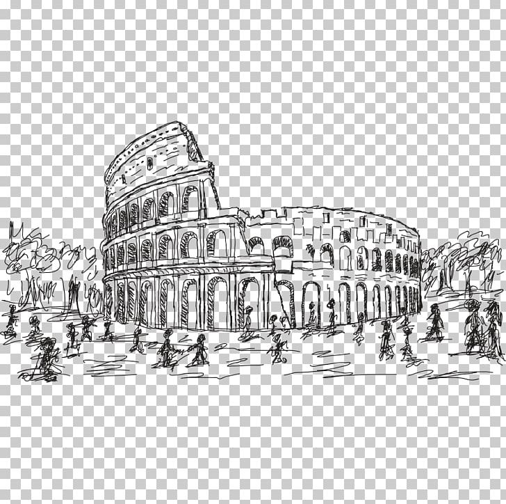 Colosseum Drawing Stock Illustration Stock Photography PNG, Clipart, Abstract Lines, Amphitheater, Arch, Architecture, Artwork Free PNG Download