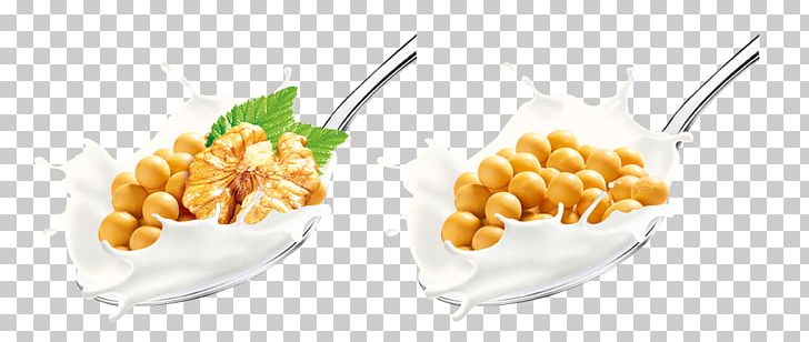 Vegetarian Cuisine Soy Milk Soybean Walnut Cows Milk PNG, Clipart, Breakfast, Coconut Milk, Cuisine, Cutlery, Dish Free PNG Download