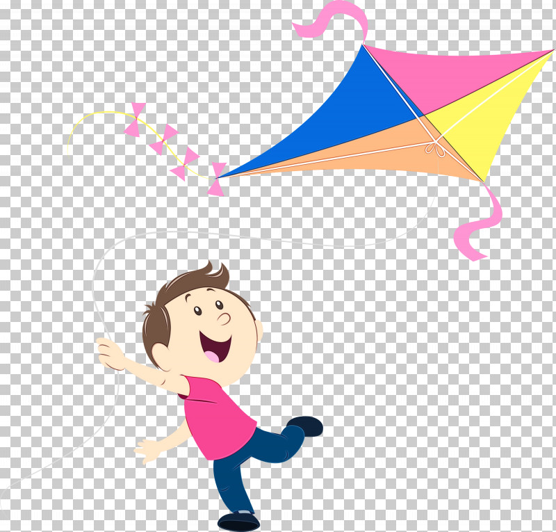 Cartoon Smile Kite Happy Gesture PNG, Clipart, Bhogi, Cartoon, Gesture, Happy, Kite Free PNG Download