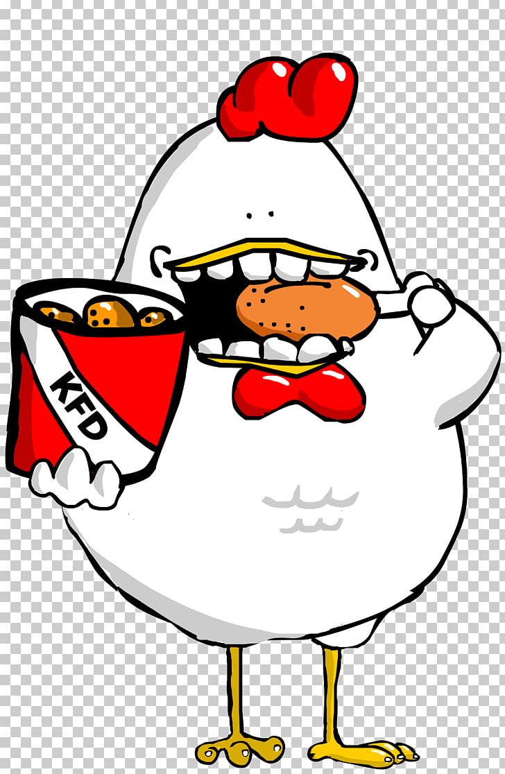 KFC Fried Chicken Fast Food PNG, Clipart, Area, Art, Artwork, Beak, Cartoon Free PNG Download