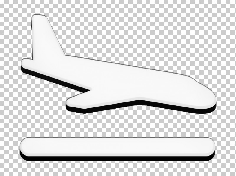 Transport Icon In The Airport Icon Plane Landing Icon PNG, Clipart, Airplane, Black And White M, Geometry, Hm, In The Airport Icon Free PNG Download