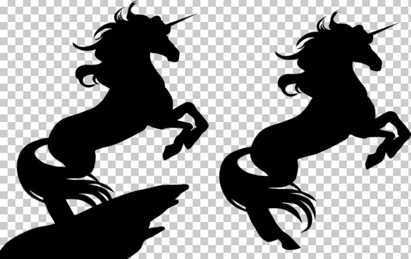 Unicorn PNG, Clipart, Blackandwhite, Mane, Silhouette, Stencil, Unicorn Free PNG Download