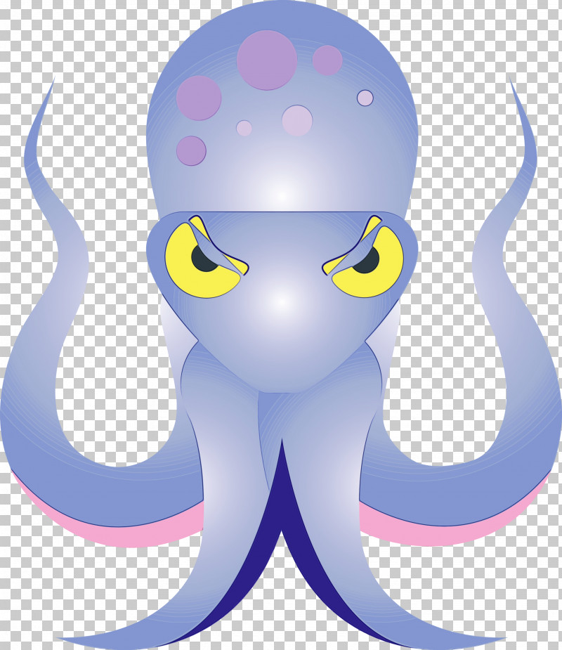 Cartoon Octopus PNG, Clipart, Cartoon, Octopus, Paint, Watercolor, Wet Ink Free PNG Download